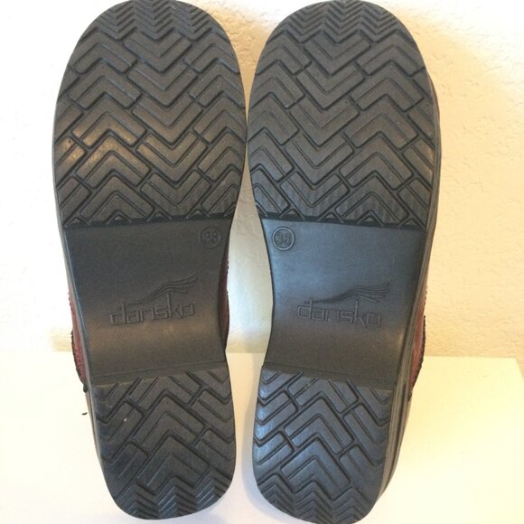 Dansko Brick Red Clogs - Picture 5 of 8